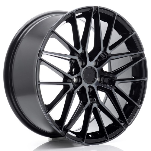 JR WHEELS JR38 19X8 ET40 5X112 BLACK MACHINED W/TINTED FACE