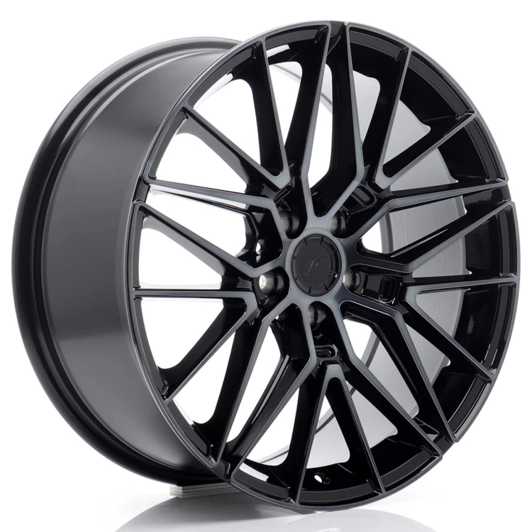 JR WHEELS JR38 19X8 ET40 5X112 BLACK MACHINED W/TINTED FACE
