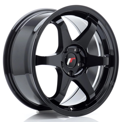 JR WHEELS JR3 17X8 ET35 4X100 GLOSS BLACK