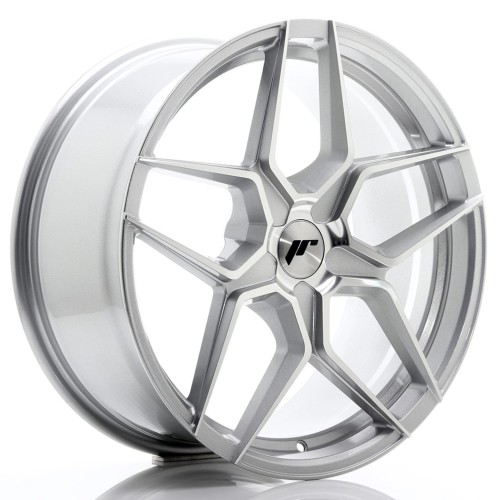 JR WHEELS JR34 19X8,5 ET20-40 5H BLANK SILVER MACHINED FACE