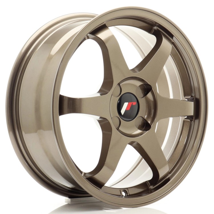 JR WHEELS JR3 17X7 ET20-42 4H BLANK BRONZE