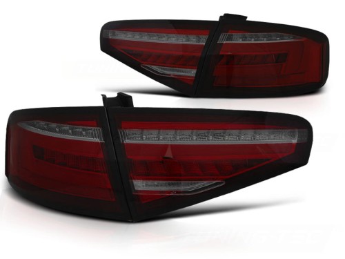 LAMPY TYLNE LED RED SMOKE AUDI A4 B8 12-15 SEDAN OEM LED