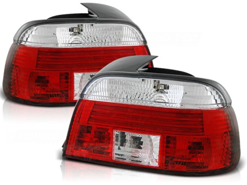 LAMPY TYLNE RED WHITE BMW 5 SERII E39 09.95-08.00
