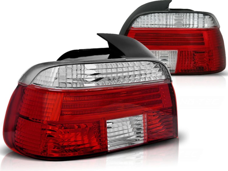 LAMPY TYLNE RED WHITE BMW 5 SERII E39 09.95-08.00