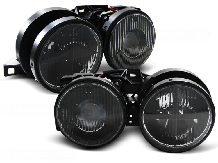 LAMPY PRZEDNIE REFLEKTORY BLACK BMW 3 SERII E30 11.82-06.94