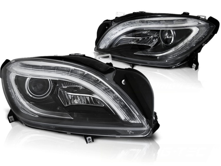 REFLEKTORY LAMPY PRZEDNIE LED BLACK MERCEDES W166 11-15