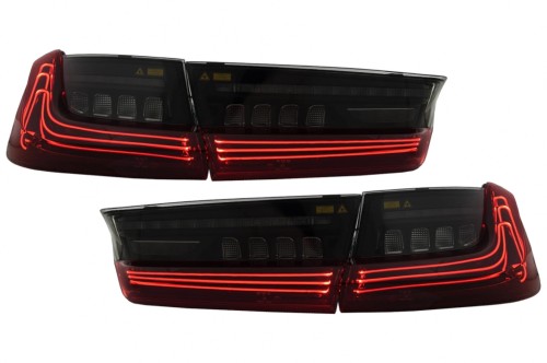 LAMPY TYLNE LED BMW 3 SERII G20 SEDAN (18-22) RED LASER LOOK