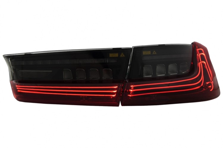 LAMPY TYLNE LED BMW 3 SERII G20 SEDAN (18-22) RED LASER LOOK