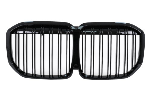 NERKI ATRAPA GRILL BMW X7 G07 (2018-2022) CZARNY POŁYSK DOUBLE