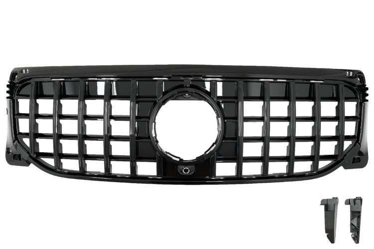 GRILL ATRAPA CHŁODNICY PANAMERICANA MERCEDES GLA X247 (19-23) CZARNY POŁYSK