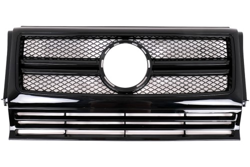 GRILL ATRAPA CHŁODNICY MERCEDES W463 G KLASA (90-12) G63 AMG LOOK CZARNY