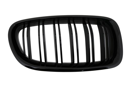 GRILL ATRAPA CHŁODNICY BMW 5 SERII F10 (10+) Z DWOMA PASAMI CZARNY POŁYSK