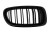 GRILL ATRAPA CHŁODNICY BMW 5 SERII F10 (10+) Z DWOMA PASAMI CZARNY POŁYSK