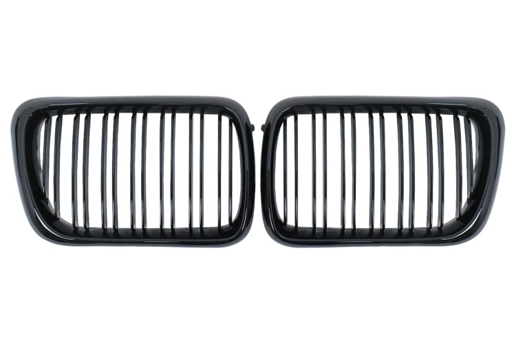 GRILL ATRAPA CHŁODNICY BMW 3 SERII E36 LCI (96-99) PODWÓJNE PASKI CZARNY
