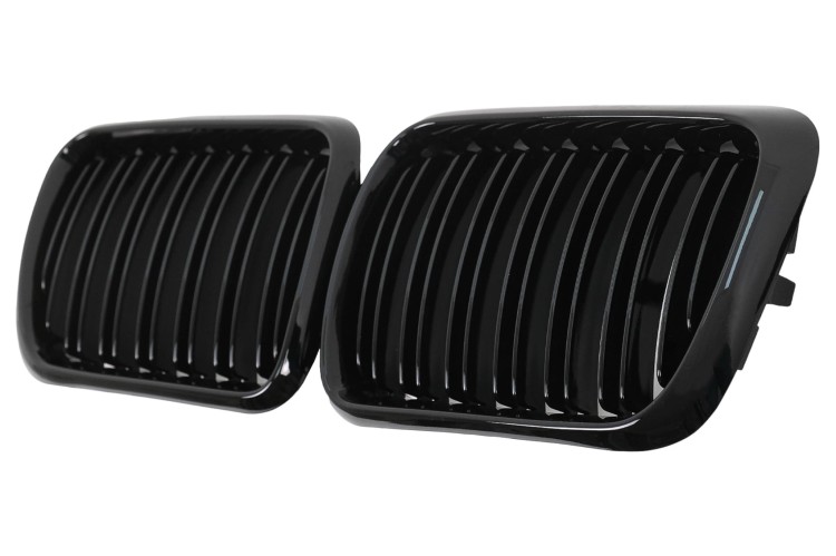 GRILL ATRAPA CHŁODNICY BMW 3 SERII E36 LCI (96-99) PODWÓJNE PASKI CZARNY
