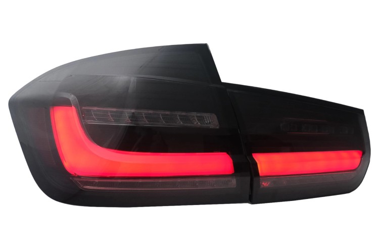 LAMPY TYLNE LED BMW 3 SERII F30 (2011-2019) SMOKE