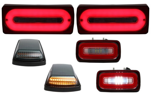 LAMPY TYLNE LED + PRZECIWMGIELNE MERCEDES G KLASA W463 (1989-2015)