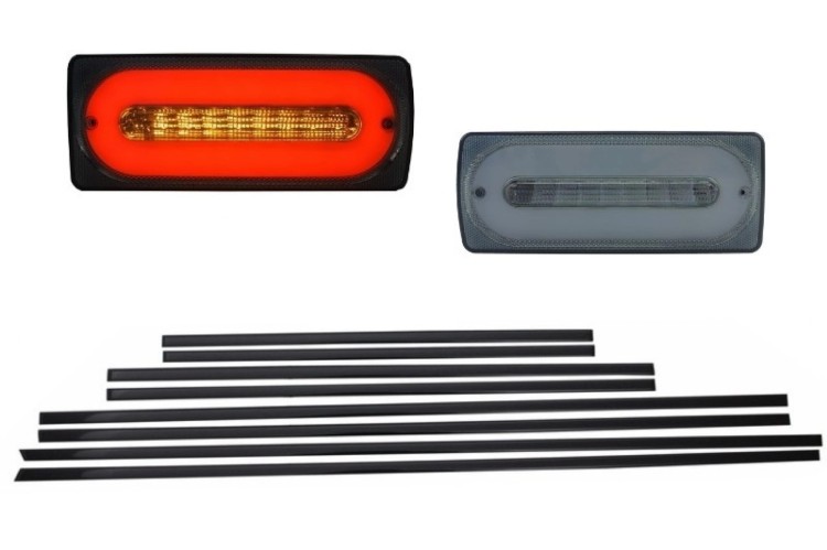 LAMPY TYLNE LED + LISTWY MERCEDES G KLASA W463 (1989-2015)