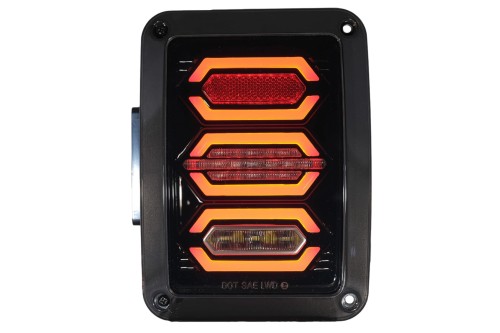 LAMPY TYLNE LED JEEP WRANGLER JK RUBICON (2007-2017)