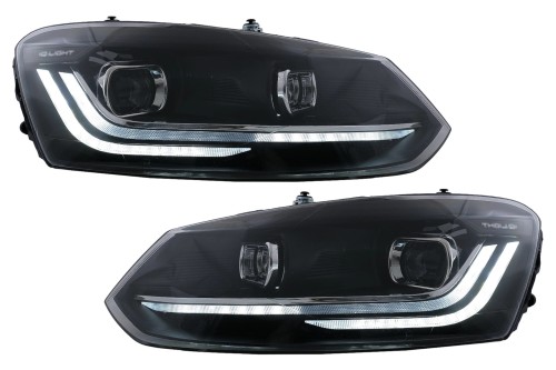 REFLEKTORY LAMPY PRZEDNIE LED VW POLO MK5 6R 6C 10-17