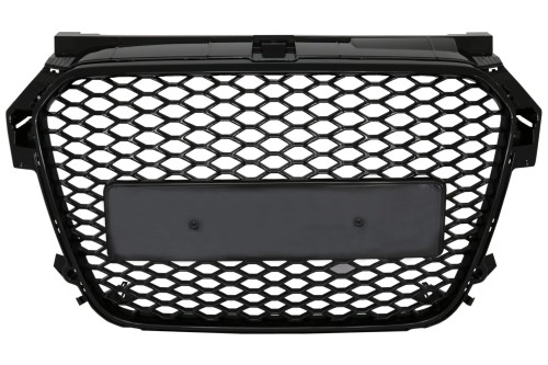 GRILL AUDI A1 8X PLASTER MIODU (2010-2014) RS1 DESIGN PIANO BLACK