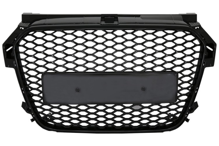 GRILL AUDI A1 8X PLASTER MIODU (2010-2014) RS1 DESIGN PIANO BLACK
