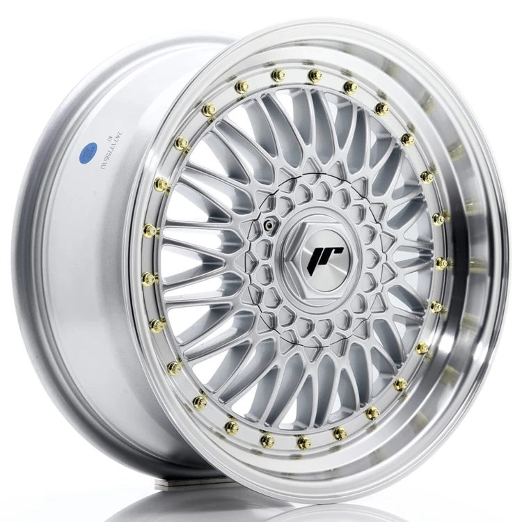 JR WHEELS JR9 17X7,5 ET35 4X100/114 SILVER W/MACHINED LIP