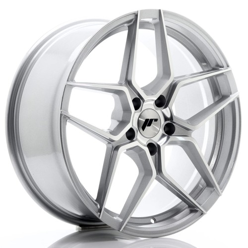 JR WHEELS JR34 19X8,5 ET35 5X120 SILVER MACHINED FACE