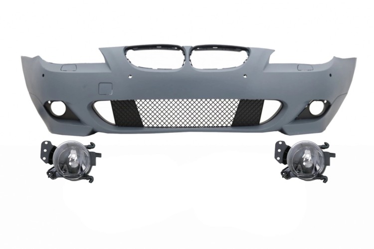 ZDERZAK PRZEDNI PDC BMW 5 SERII LCI E60 E61 07-10 M-PAKIET Z PDC 18MM