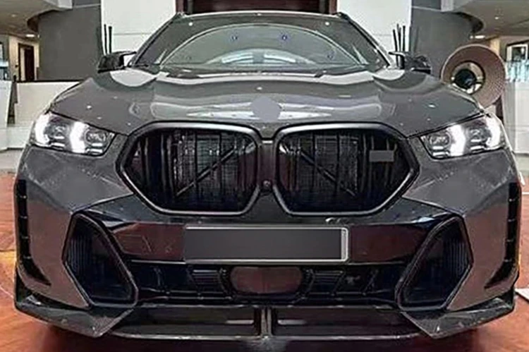 BODY KIT AERO DOKŁADKA BMW X6 G06 LCI M-TECH (2024-) DESIGN PIANO BLACK