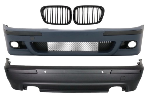 BODY KIT ZDERZAK PRZEDNI TYLNY GRILL BMW 5 SERII E39 97-03 M5 DESIGN PDC