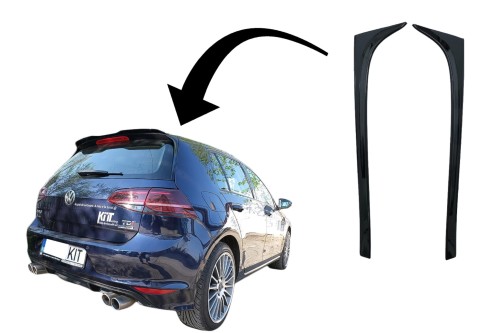 SPOILER KLAPY BAGAŻNIKA VW GOLF 7 I 7.5 (12-20) GTI DESIGN CZARNY POŁYSK