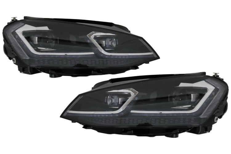 LEDOWE ŚWIATŁA DO JAZDY DZIENNEJ PASUJĄCE DO VW GOLF 7 VII (2012-2017) FACE