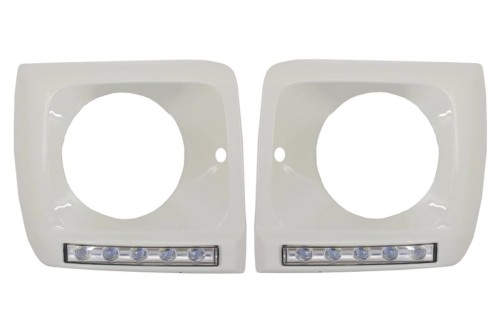 RAMKI REFLEKTORÓW LAMP LED DRL MERCEDES G-KLASA W463 (1989-2012) G63 DESIGN