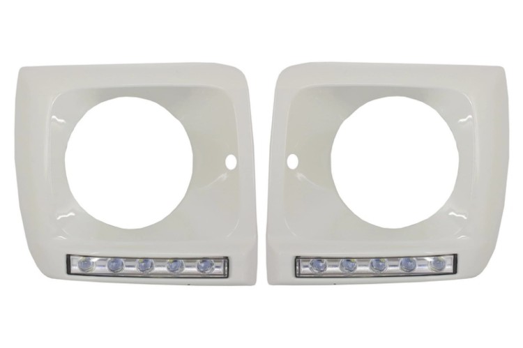 RAMKI REFLEKTORÓW LAMP LED DRL MERCEDES G-KLASA W463 (1989-2012) G63 DESIGN
