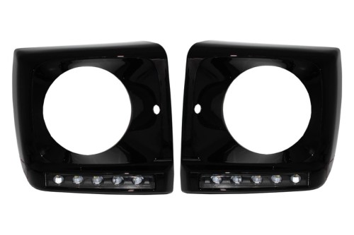 RAMKI REFLEKTORÓW LAMP LED DRL MERCEDES G-KLASA W463 (1989-2012) G63 DESIGN