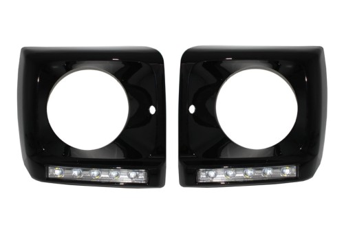 RAMKI REFLEKTORÓW LAMP LED DRL MERCEDES G-KLASA W463 (1989-2012) G63 DESIGN