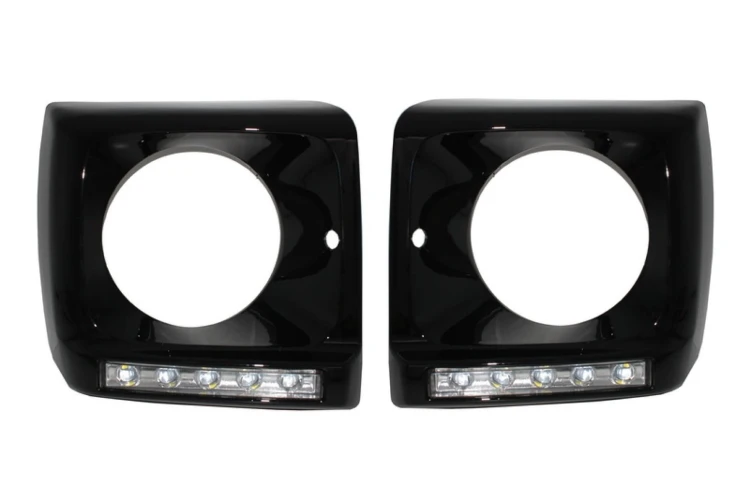 RAMKI REFLEKTORÓW LAMP LED DRL MERCEDES G-KLASA W463 (1989-2012) G63 DESIGN