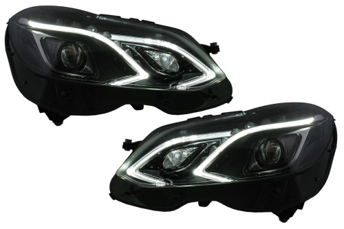 LAMPY PRZEDNIE REFLEKTORY LED MERCEDES E KLASA W212 (09-12) FACELIFT LOOK