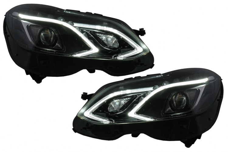 LAMPY PRZEDNIE REFLEKTORY LED MERCEDES E KLASA W212 (09-12) FACELIFT LOOK