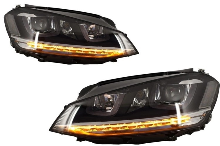 ŚWIATŁA LED DRL 3D Z FUNKCJĄ DYNAMICZNEGO KIERUNKOWSKAZU PASUJĄCE DO VW GOL