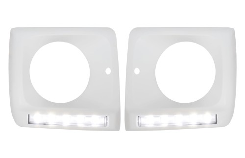 RAMKI REFLEKTORÓW LAMP LED DRL MERCEDES G-KLASA W463 (1989-2012) G63 DESIGN
