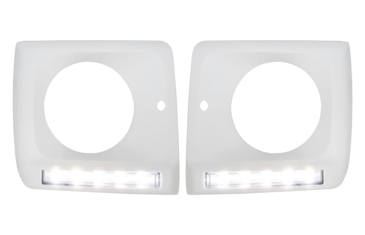 RAMKI REFLEKTORÓW LAMP LED DRL MERCEDES G-KLASA W463 (1989-2012) G63 DESIGN