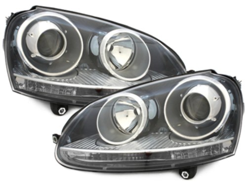 REFLEKTORY LAMPY PRZEDNIE VW GOLF V 5 (03-09) JETTA (03-09) GTI LOOK