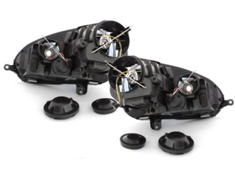 REFLEKTORY LAMPY PRZEDNIE VW GOLF V 5 (03-09) JETTA (03-09) GTI LOOK