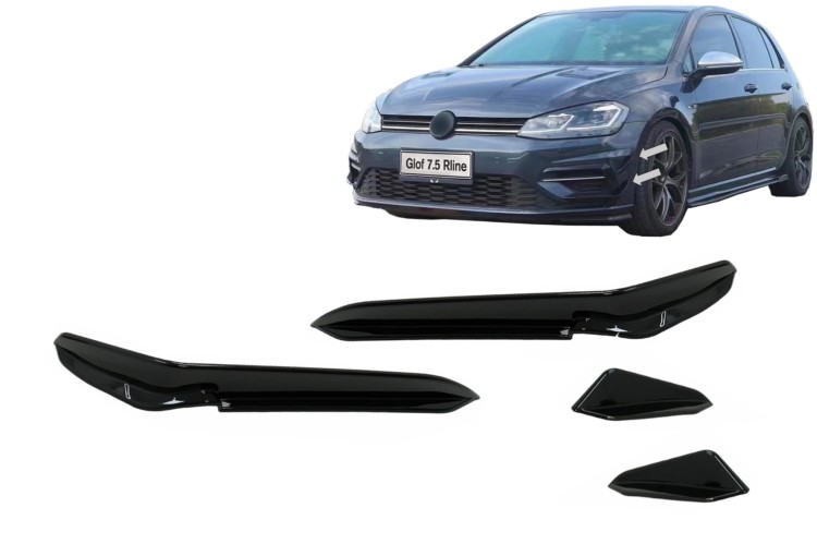 SPLITTERY ZDERZAKA PRZEDNIEGO VW GOLF 7.5 5G R HATCHBACK (17-20)