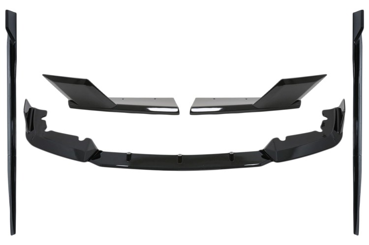 BODY KIT DOKŁADKA PRZEDNIA PROGI DYFUZOR BMW X5M F95 CZARNY POŁYSK