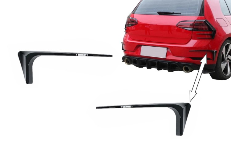 NAKŁADKI TYLNEGO ZDERZAKA LAMP SPOILERY VW GOLF 7.5 (2017-2019)