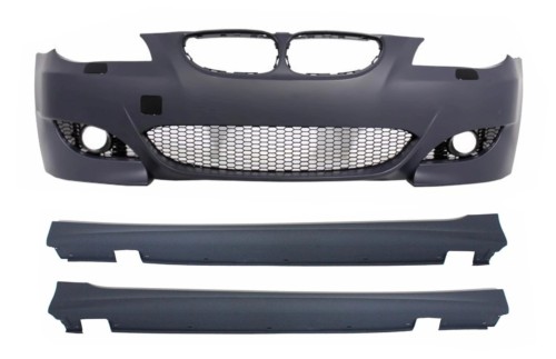 ZDERZAK PRZEDNI + NAKŁADKI PROGOWE BMW 5 SERII E60 E61 (03-10) M5 LOOK