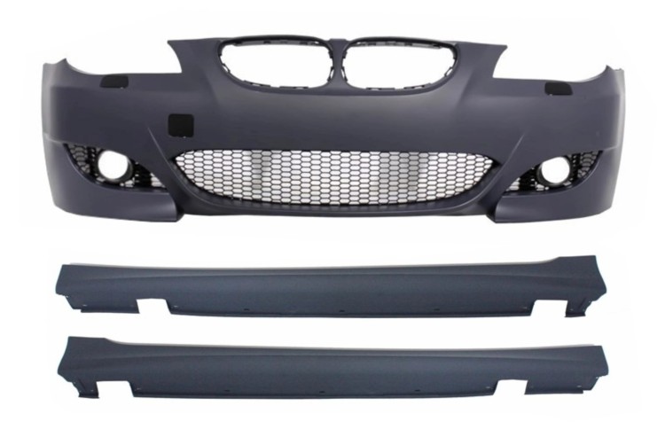 ZDERZAK PRZEDNI + NAKŁADKI PROGOWE BMW 5 SERII E60 E61 (03-10) M5 LOOK